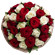 bouquet of red and white roses. Sharjah