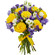 bouquet of yellow roses and irises. Sharjah